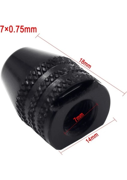 Kısa - M7X0.75MM 0.3-3.2mm Chuck Üniversal Matkap Chuck Anahtarsız Matkap Chuck Collet Döner Aletler Mini Matkap Ucu Chucks Adaptörü Gravür Aksesuarları (Yurt Dışından)