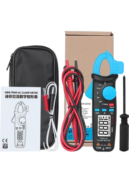 ACM81-BLUE Bsıde ACM81 Dijital Multimetre Mini Akım Pens Metre True Rms Otomatik Aralık Ac Akım Gerilim Test Cihazı Dijital Multimetre V-Alert (Yurt Dışından) fiyatları