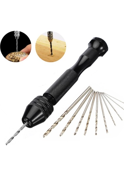 Beyaz Set Ağaç Işleme Aletleri Sondaj Döner Aracı Mini Manuel Büküm Matkap Ucu Alüminyum Alaşım Mikro 0.3-3.4mm Takı Craft Için El Matkabı (Yurt Dışından) modelleri