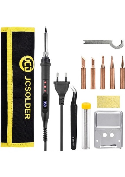 Koyu Mavi 80W 110V,ABD,KAYNAK Uçlu Jcd Elektrikli Havya 80W LCD Dijital Ekran Ayarlanabilir Sıcaklık Anahtarlı Taşınabilir Ütü 220V/110V Kaynak ALETLERI908U (Yurt Dışından)