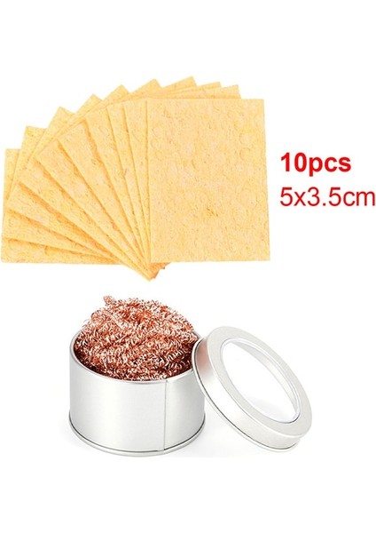 Set3 Havya Ucu Temizleme Topu Temizleyici Sünger Lehim Sökme Kaynak Demir Örgü Filtre Temizleme Memesi Ucu Metal Tel Teneke Sökücü (Yurt Dışından)