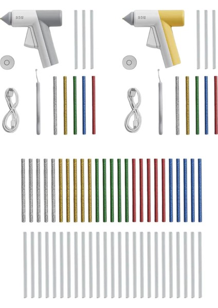 Onarımlar Için Tutkal Kulüpleri ile Ayarlanabilir Gri Mini Sıcak Tutkal 15S Sıcaklığı (Yurt Dışından) fiyatları