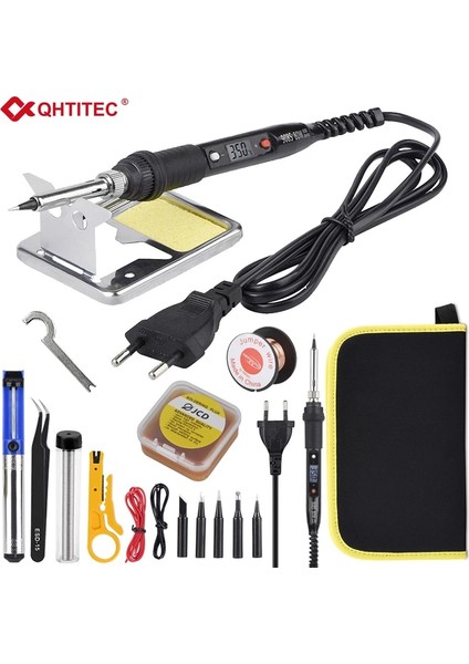 908S Set3 80W 110V, Ab 80W Elektrikli Havya Kiti Sıcaklığı Ayarlanabilir 220V 110V Kaynak Alet Takımı Lehim Akısı Lehimleme Ipuçları Rework Istasyonu (Yurt Dışından)