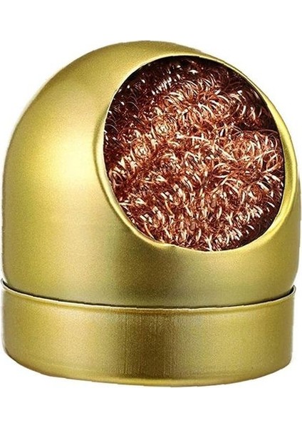 Kutulu Altın Metal Tel Standlı Set Kaynak Lehim Sökme Havya Havya Ucu Cüruf Temizleyici Temizleme Çelik Bilyalı Örgü Filtre Kalay Çıkarma (Yurt Dışından)