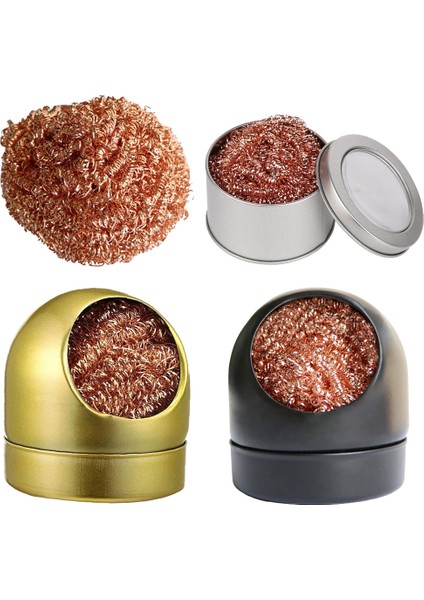Kutulu Altın Metal Tel Standlı Set Kaynak Lehim Sökme Havya Havya Ucu Cüruf Temizleyici Temizleme Çelik Bilyalı Örgü Filtre Kalay Çıkarma (Yurt Dışından) fiyatları