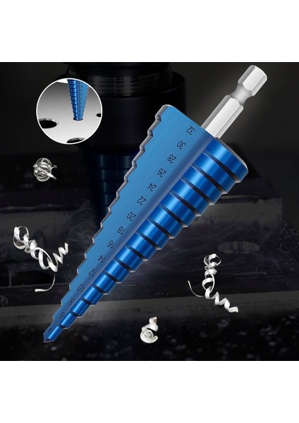 4-12MM Xcan Adım Koni Matkap Ucu 3-12/13 4-12/20/22/32MM Delik Kesici Ahşap Metal Delme Aracı Adım Matkap Ucu (Yurt Dışından) indirimleri