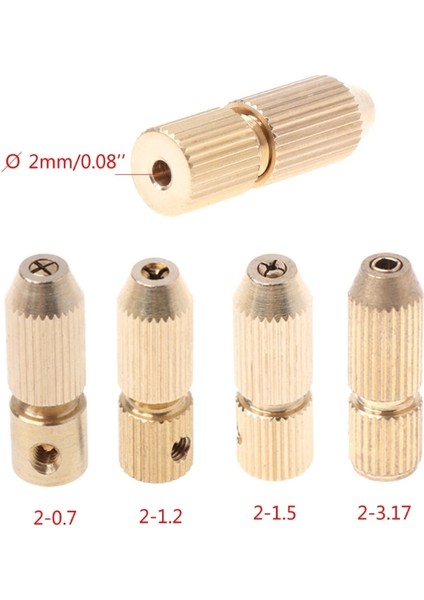 2.3-1.5(1.0mm-1.5mm 1 Adet 2.3mm 3.17MM Mikro Matkap Kelepçe Fikstürü Chuck 0.7-3.2mm Elektrik Motor Mili (Yurt Dışından)