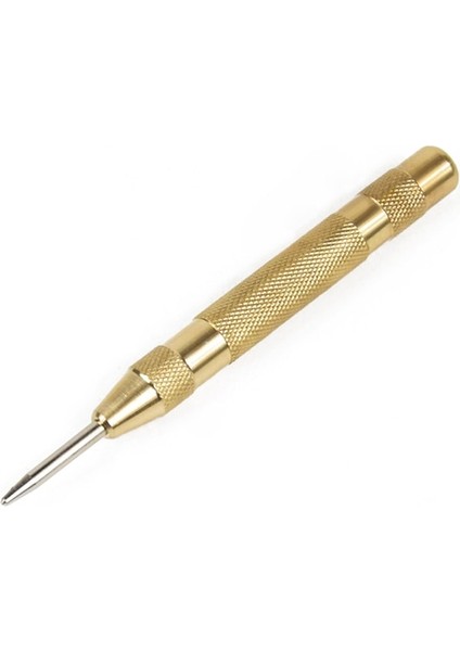 1 Adet Altın Şapka Olmadan Cmcp 130MM Otomatik Merkez Pin Punch Ağaç Işleme Araçları Matkap Ucu Metal Matkaplar Merkezi Pin Punch Yaylı Göçük Işaretleyici (Yurt Dışından)