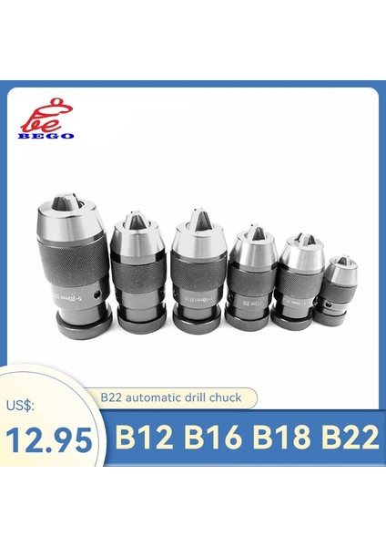 B10(0.5-6MM) B10 0.5-6mm B12 B16 B18 B22 1-10MM 1-13MM 1-16MM 5-20MM Endüstriyel Kendinden Sıkmalı Matkap Aynası Otomatik Kilitleme Aynası Pensi (Yurt Dışından)