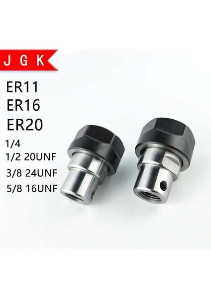 C20-ER20-1-2-20UNF ER11 ER16 ER20 ER25 1/2 3/8 5/8 1/4 Gravür Makinesi Matkap Mandreni Er Takım Tutucu Motor Mili Er Takım Tutucu (Yurt Dışından)