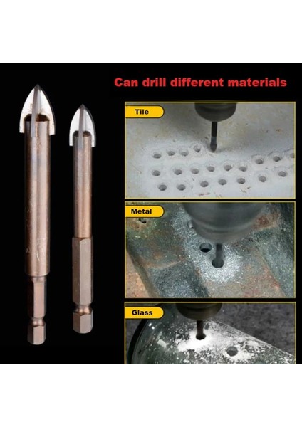 Siyah 8mm Justınlau Çapraz Hex Kiremit Uçları Cam Seramik Beton Delik Açıcı Alaşımlı Üçgen Matkap Boyutu 3/4/5/6/7/8/10/12 mm (Yurt Dışından) indirimleri