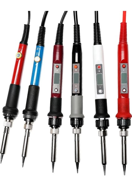 80W Dijital Kırmızı 220V, Ab 60/80W Dijital Elektrikli Havya Kaynak Demir Aracı Sıcaklığı Ayarlanabilir Havya Ipuçları/stand/teneke Tel (Yurt Dışından) indirimleri