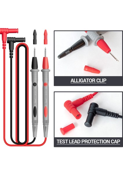 ST180-YE Dzytek Dijital Pens Metre Gerilim Test Cihazı Ac Akım Multimetre Ampermetre 4000 Sayım Araba Amp Hz Kapasite Ncv Ohm Aracı (Yurt Dışından) modelleri