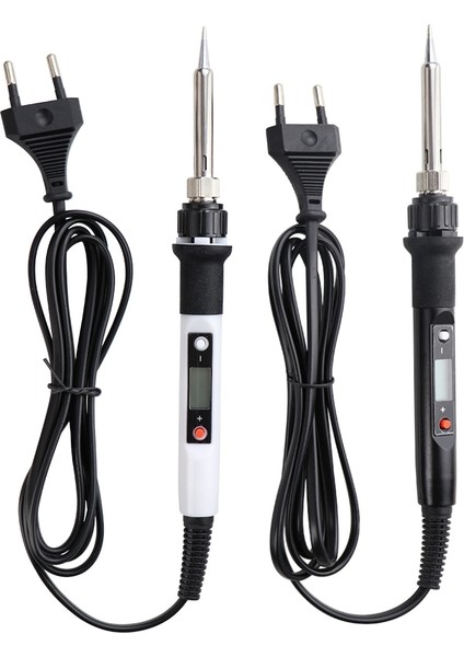 Siyah Set-2 220V Ab Tak 80W Elektrikli Havya LCD Ayarlanabilir Sıcaklık 220V/110V Lehimleme Aracı Lehimleme Onarım Cep Telefonu Kiti (Yurt Dışından)
