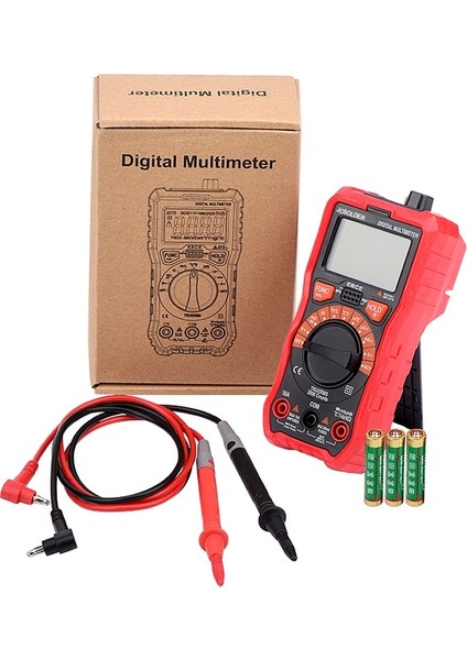 Kırmızı 80W 220V, Dijital Multimetre 6000 Sayımlı Abd Jcd Havya Kiti Ac/dc Gerilim Ölçer Flaş Işığı Havya 80W 220V Kaynak Aracı (Yurt Dışından)