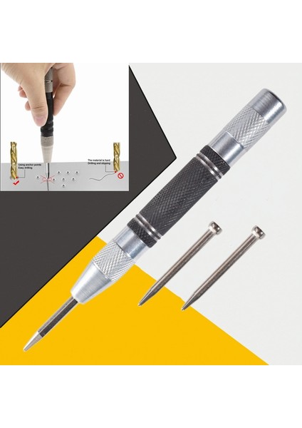 1 Adet Otomatik Kerner/punch, Metal Çekirdek Malzemesi Hss, Cam/ahşap/plastik/taş/çelik, Metal Için Otomatik Iğne (Yurt Dışından) fiyatları