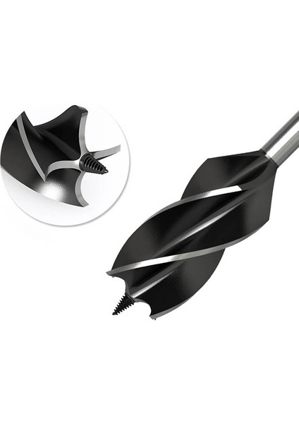 16MM 10-35MM Ağaç Işleme Büküm Matkap Ucu Seti Uzun Dört Yuvalı 6.35MM Shank Karbür Matkap Ucu Delik Testere Kapı Kilidi Ahşap Planya Araçları (Yurt Dışından)