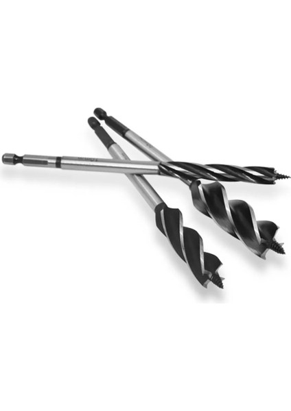 16MM 10-35MM Ağaç Işleme Büküm Matkap Ucu Seti Uzun Dört Yuvalı 6.35MM Shank Karbür Matkap Ucu Delik Testere Kapı Kilidi Ahşap Planya Araçları (Yurt Dışından)