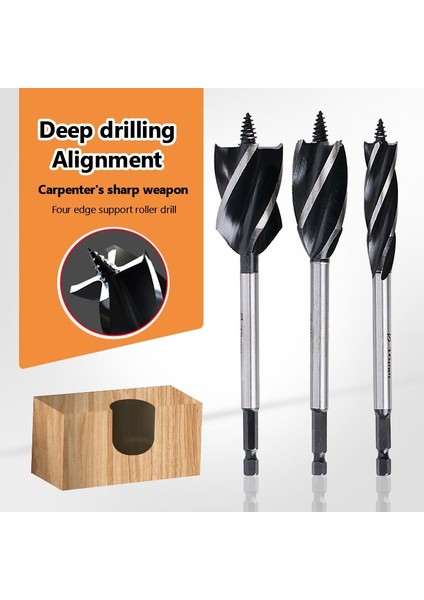12X70X6.35X165 Ahşap Kesici Büküm Matkap Ucu 10-35MM Hex Shank Ahşap Delik Kesici 4 Flüt Burgu Marangoz Matkap Ucu Çekirdek Matkap Ucu Cnc Ahşap Kesıcı (Yurt Dışından) fiyatları