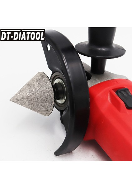 Gümüş 1 Adet 35MM M10 Konu Dt-Dıatool Elmas Pah Parmak Bit 5/8-11 M14 M10 Konu Büyüt Şekil Yuvarlak Konik Kırpma Mevcut Delik Fayans Seramik Mermer (Yurt Dışından)