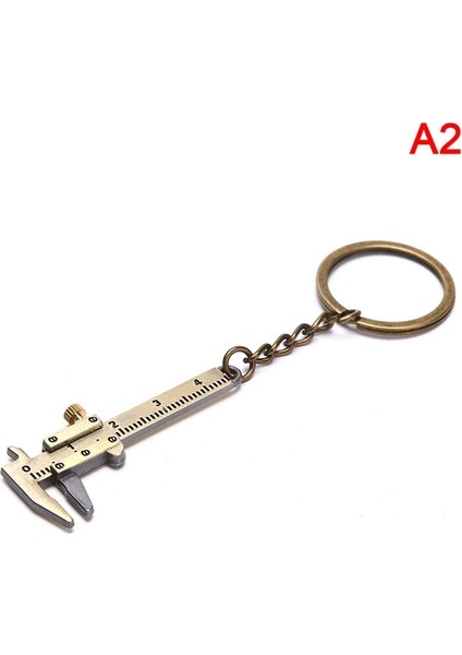 Metal Pirinç Tek/çift Ölçekli Mini Pirinç Ölçeği 80/100MM Sürgülü Ölçer Sürmeli Kumpas Cetvel Cep Ölçme Aracı Sürmeli Kumpas (Yurt Dışından)