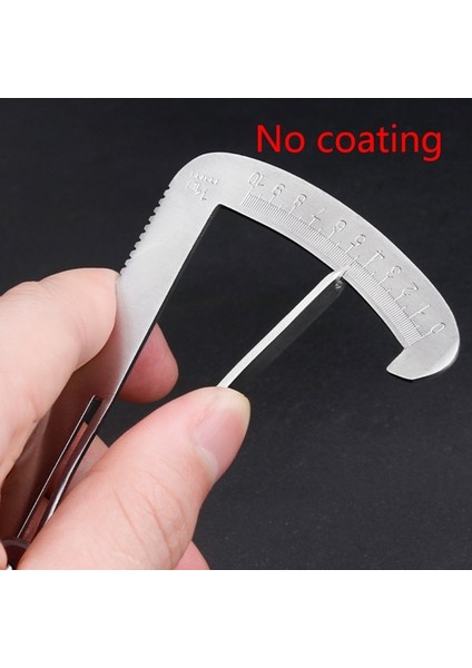 Künt Kafa Diş Ölçer Kumpas Diş Kumpas Metal Balmumu Laboratuvarı Için Paslanmaz Çelik Diş Hekimi Metal Balmumu Kalınlığı Ölçüm Cetvel Aracı M4YD (Yurt Dışından) indirimleri