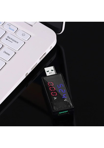 Siyah USB Akım Gerilim Test Cihazı DC4-30V LED Dijital Ekran Ev Akım Gerilim Test Ölçer Şarj Cihazı Mobil Güç Kapasitesi (Yurt Dışından) modelleri
