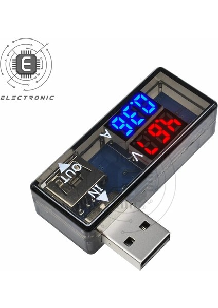 Siyah L-Tipi USB Şarj Çok Fonksiyonlu Kapasiteli Güç Ölçer LCD Dijital Ekran USB Test Cihazı Voltmetre Ampermetre Akım Gerilim Test Cihazı (Yurt Dışından) modelleri