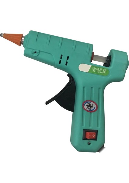 7mm x 100MM 40W Sıcak Tutkal Tabancası Taşınabilir El Sanatları Tamir Dıy El Sanatları Elektrikli Yüksek Sıcaklık Isıtıcı, 7mm Tutkal Çubukları ile Abd Tak (Yurt Dışından) modelleri