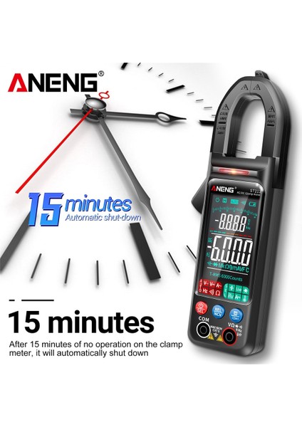 Siyah Aneng ST212 Pens Metre Dijital Kelepçe Multimetre 6000 Sayım Akıllı Ac Dc Voltmetre 400A Ampermetre Otomatik Aralığı Va Renkli Ekran (Yurt Dışından) fırsatları