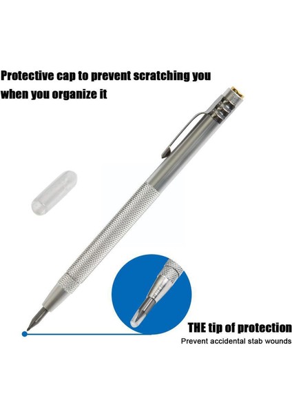 Gümüş 1 Adet Elmas Metal Işaretleyici Gravür Kalem Tungsten Çelik Karbür Uç Stylus Kalem Cam Seramik Metal Ahşap Gravür El T (Yurt Dışından) fiyatları