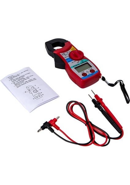 Sarı LCD Dijital Kelepçe Multimetre Ampermetre Elektrik Ölçer Ac / Gerilim Akım Direnç-Direnç Test Cihazı Buzzer ile (Yurt Dışından) fırsatları