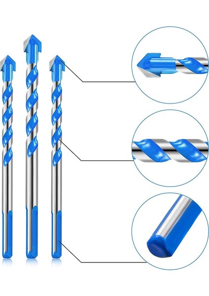 Kahverengi Yüksek Kaliteli 3-12MM Semente Karbür Matkap Ucu Seramik Karo, Duvar, Metal ve Diğer Delme Aletleri Merkezi Matkap Ucu Seti (Yurt Dışından) fırsatları