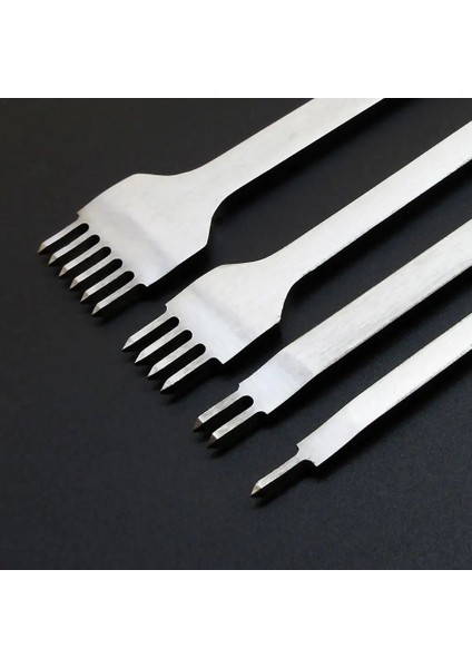 3mm 4 Adet 4 Adet/takım Deri El Sanatları Araçları Paslanmaz Çelik Gravür Dikiş Yumruk Araçları Kiti 3mm/4mm/5mm/6mm Satılık (Yurt Dışından) indirimleri