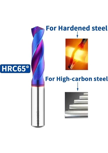 65 Matkap Ucu 2.2mm Katı Tungsten Karbür Matkap Uçları Forr Cnc Karbür Gwist Matkap Uçları 1.0-20MM Metal Matkap Tungsten Çelik Matkap (Yurt Dışından)