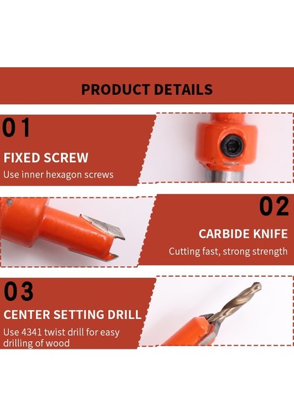 3.2X8MM 8mm Yuvarlak Şaft Hss Ağaç Işleme Havşa Yönlendirici Bit Vida Extractor Remon Yıkım Ağaç Işleme Freze Kesicisi Ucu Araçları (Yurt Dışından)