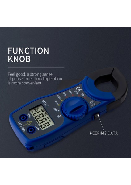 Kelepçe Multimetre Mini MT87 Dijital Kelepçe Multimetre Ac/dc Amper Pens Ölçer Test Akımı Kelepçe Gerilim Transaktör Testi LCD Direnç Güç Ölçer (Yurt Dışından) modelleri