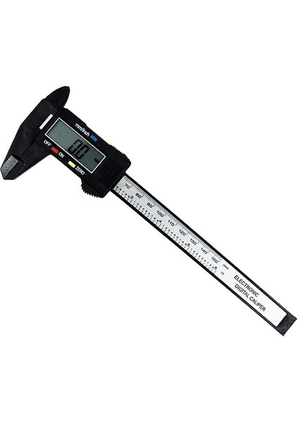 Siyah 0-150MM Dijital Kumpas 6 Inç Elektronik Dijital Sürmeli Kumpas Kaliper Mikrometre Dijital Kumpas Cetvel Ölçme Aracı 150MM 0.1mm (Yurt Dışından)