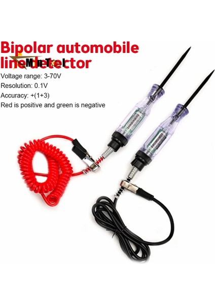 Yeşil 5-90 V Araba Kamyon Gerilim Devre Test Cihazı Dijital Ekran Uzun Probe Kalem Ampul Otomobil Teşhis Araçları Oto Tamir Aracı (Yurt Dışından) indirimleri
