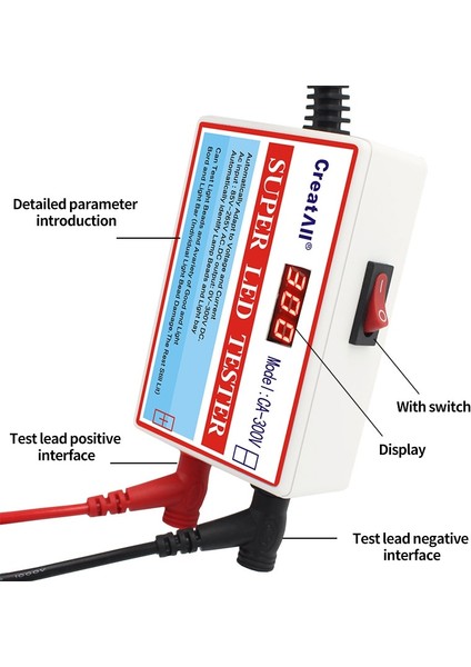 Ab Anahtarı Olmadan CA-300V LED Lamba Yuvası Işık Çubuğu Tv Arka Işık Test Cihazı Kapasite Diyot Gerilim Test Hattı Denetleyicisi LED Lamba Kurulu Test Aracı (Yurt Dışından) indirimleri