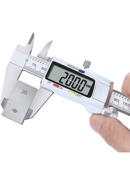 Gümüş Çanta Ölçme Aracı Paslanmaz Çelik Dijital Kumpas 6 "150MM Messschieber Paquimetro Ölçüm Cihazı Sürmeli Kumpaslar (Yurt Dışından) fiyatları
