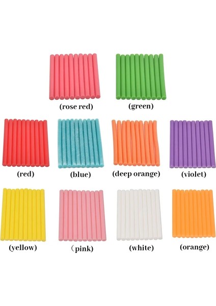 Mix Renkler 10 Adet 7*100MM Temizle Renkli Sıcak Tutkal Çubukları Vintage Sızdırmazlık Balmumu Zarf Davetiye Damgası Güvenlik Ambalaj Onarım Aracı (Yurt Dışından) modelleri