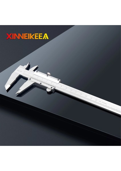 Kutulu 0-200MM Yüksek Hassasiyetli Paslanmaz Çelik Sürmeli Kaliper Şartname 0-150MM 0-200MM 0-300MM Doğruluk 0.02MM Ölçüm Cihazı (Yurt Dışından) modelleri