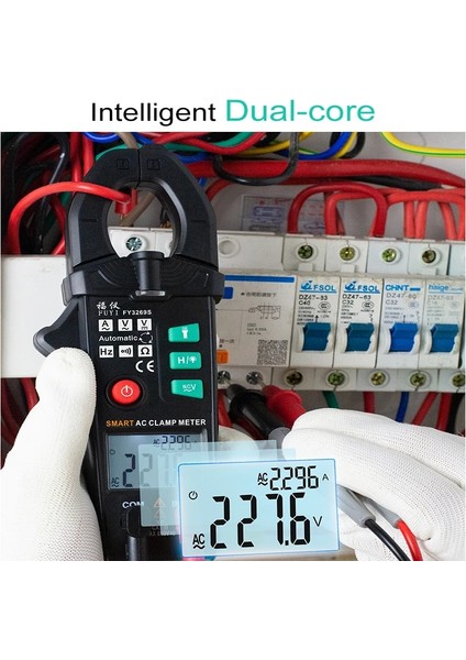 FY3269S True Rms Dijital Pens Metre Multimetre Akım Kelepçesi Kerpeten Ac/dc Gerilim Direnç Test Cihazı Ölçme Aracı Alicate Amperimetro (Yurt Dışından) fırsatları