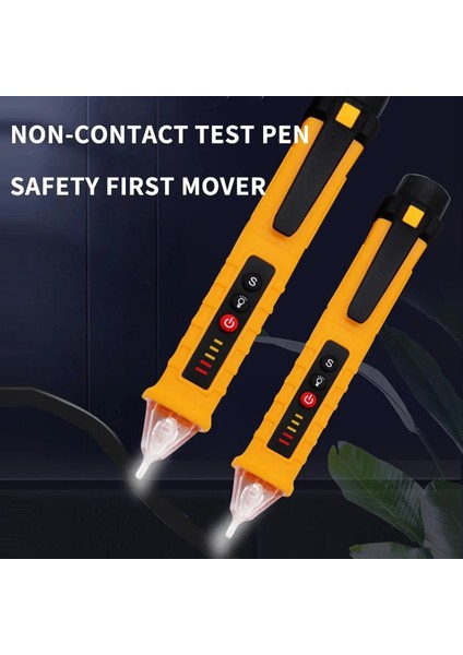 Sarı Elektrometre Kalemi Bölme Duvar Çok Fonksiyonlu Elektrikçi Tel Ölçüm Kırık Temassız Elektronik Elektrometre Test Kalemi (Yurt Dışından) fırsatları