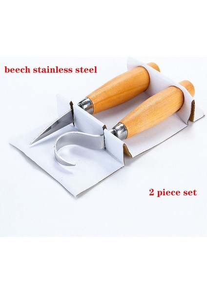 2 Parçalı Set 2 Parçalı Set Kayın Oval Saplı Pala Düz Bıçak Ahşap Oyma El Keski El Aracı Kaşık Ahşap Oyma Bıçağı (Yurt Dışından) fiyatları