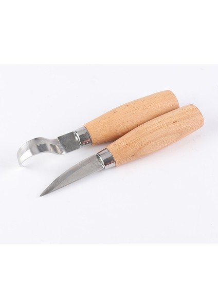 2 Parçalı Set 2 Parçalı Set Kayın Oval Saplı Pala Düz Bıçak Ahşap Oyma El Keski El Aracı Kaşık Ahşap Oyma Bıçağı (Yurt Dışından) fırsatları