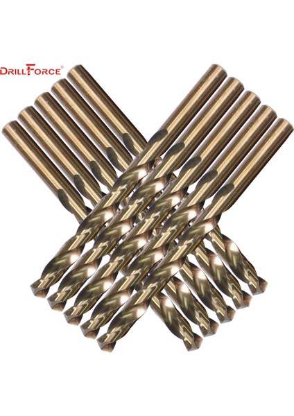 9mm 5 Adet Drillforce Tools M35 Kobalt Matkap Ucu Seti, Hss-Co Matkap Seti 1.0-10MM, Sertleştirilmiş Çelikte Delme Için, Dökme Demir Paslanmaz Çelik (Yurt Dışından)