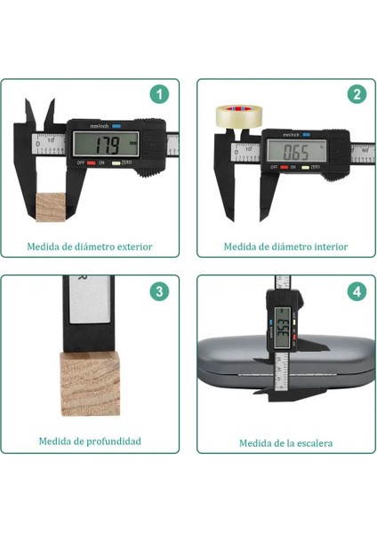 0-150MM Dijital Kumpas 6 Inç Elektronik Sürmeli Kumpas 100MM Kaliper Mikrometre Dijital Cetvel Ölçme Aracı 150MM 0.1mm (Yurt Dışından)