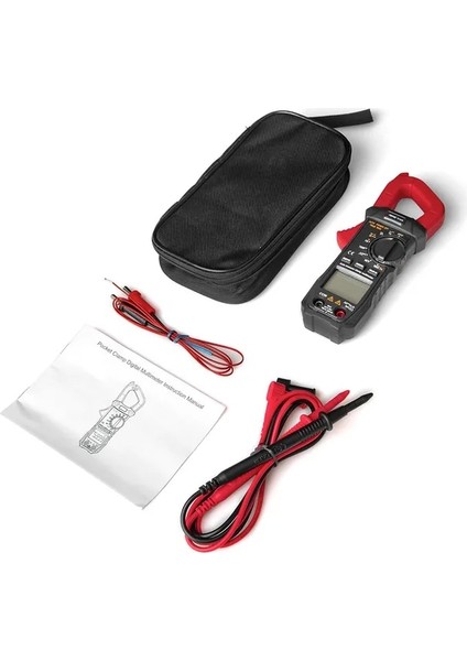 ST209 Kırmızı Aneng ST209 Dijital Multimetre Pens Metre 6000 Sayım True Rms Amp Dc/ac Akım Pens Test Cihazı Metreler Voltmetre Otomatik Değişen (Yurt Dışından)